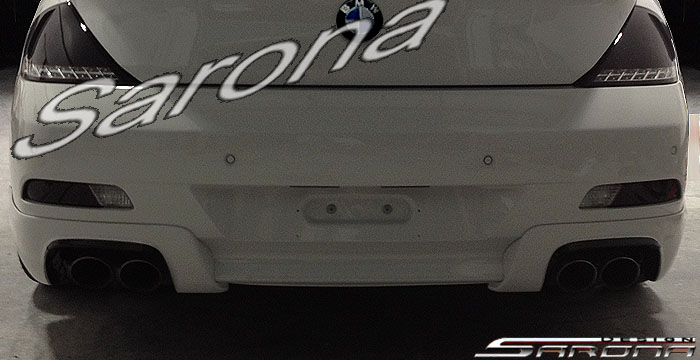 Custom BMW 6 Series  Coupe & Convertible Rear Add-on Lip (2004 - 2007) - $590.00 (Part #BM-016-RA)